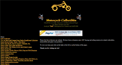 Desktop Screenshot of motorcyclecollectibles.com